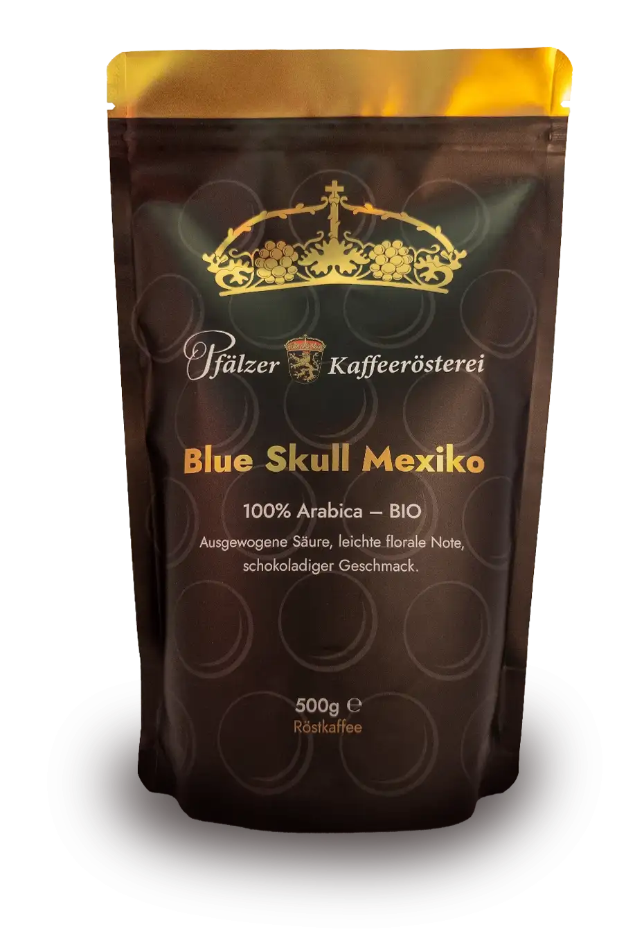 Kaffee Sorte "Blue Skull Mexico" bestehend aus 100% Arabica Kaffeebohnen